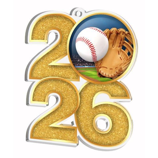 Akrylátová medaile MDA2026M27 | Baseball