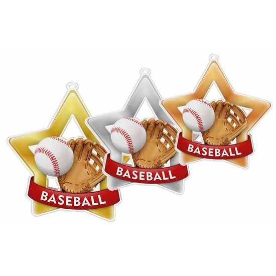 Akrylátová medaile MDASTARM95 | Baseball