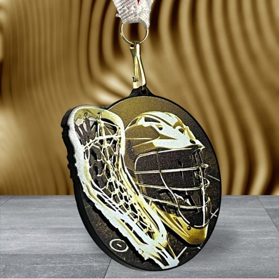 Akrylátová medaile MDARBL M32 | Lacrosse