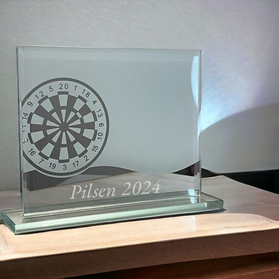 Skleněná trofej CR20203