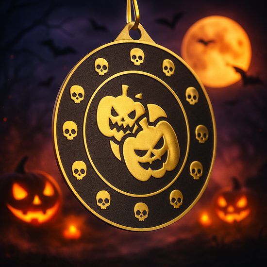 Kovová medaile MDM05M02 | Halloween