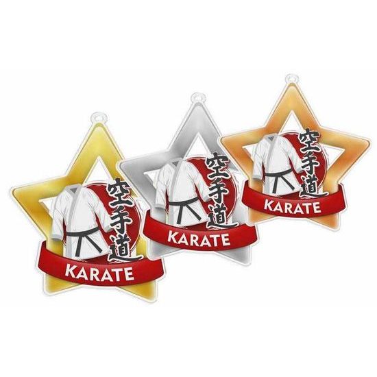 Akrylátová medaile MDASTARM37 | Bojová umění