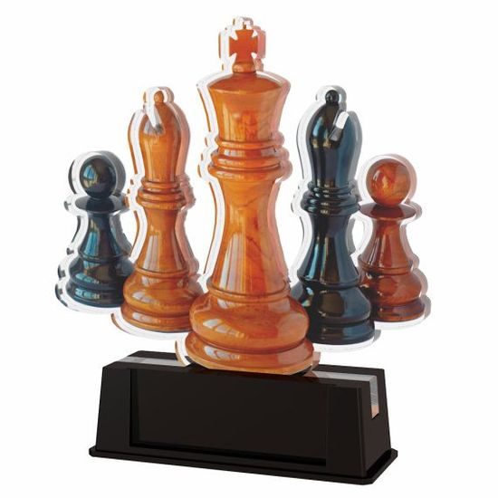 Acryltrophäe FA212M7 | Schach