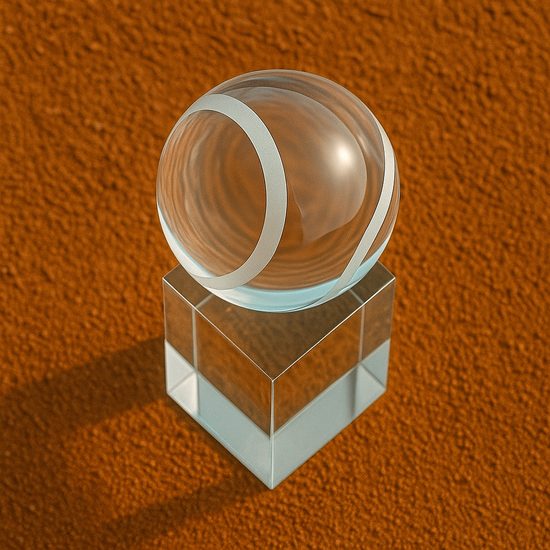 Skleněná trofej CRS202410 | Tenis