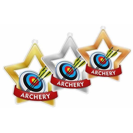 Akrylátová medaile MDASTARM13 | Lukostřelba