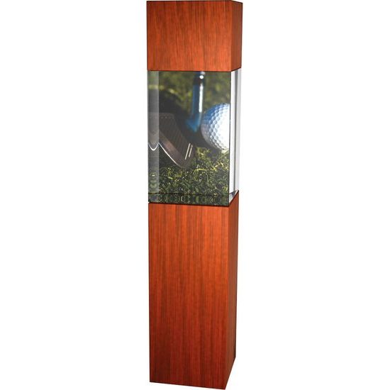 Golftrophäe - Holz-Glas Kombination CR3067M23