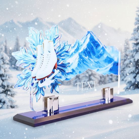 Akrylátová trofej APLAG26M07 | Bruslení