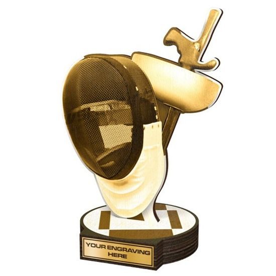 Dřevěná plaketa RWR046 | Šerm