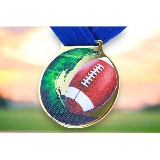 Kovová medaile MDLMIDM35 | Americký fotbal