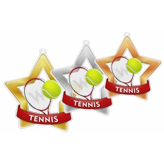 Acrylmedaille MDASTARM03 | Tennis