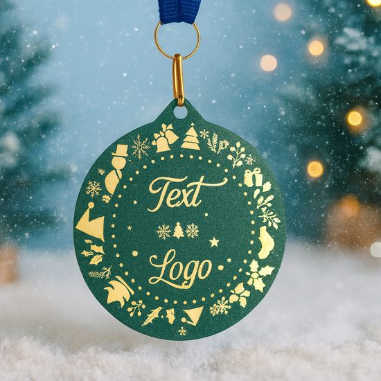 Kovová medaile ekoMDMVAM06 | Vánoce