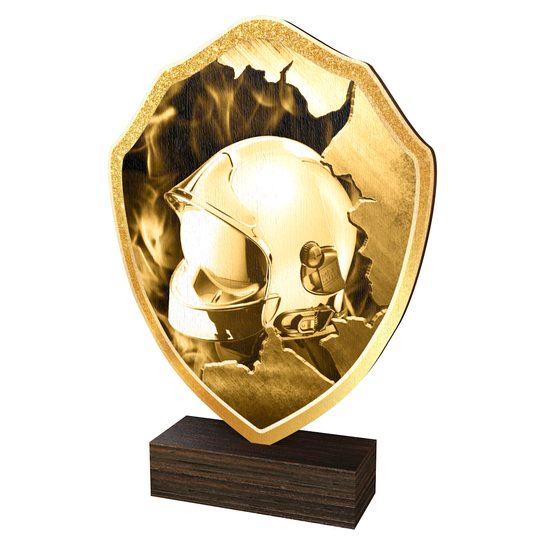 Dřevěná plaketa TFRW413 | Hasiči