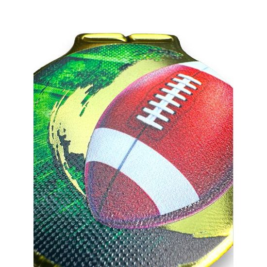 Kovová medaile MDLMIDM35 | Americký fotbal