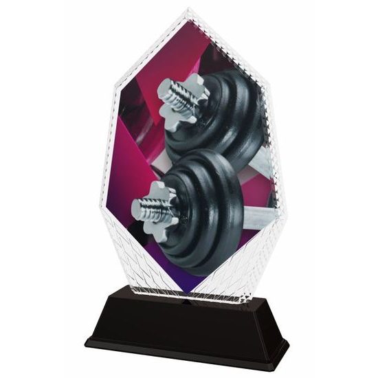 Akrylátová trofej PYR001M19 | Vzpírání