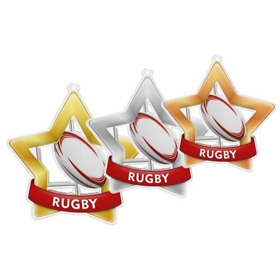 Akrylátová medaile MDASTARM07 | Rugby