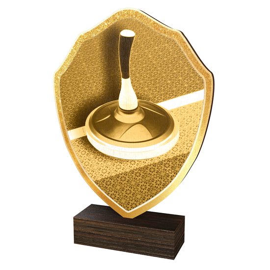 Dřevěná plaketa TFRW361 | Eisstock