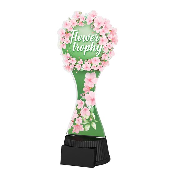 Acryltrophäe ACUTCM117 | Ausgabe mit Blumen
