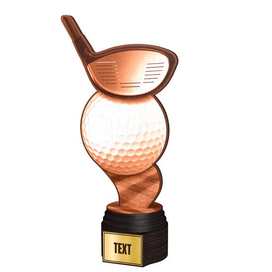 Dřevěná trofej ACTCWR042 | Golf