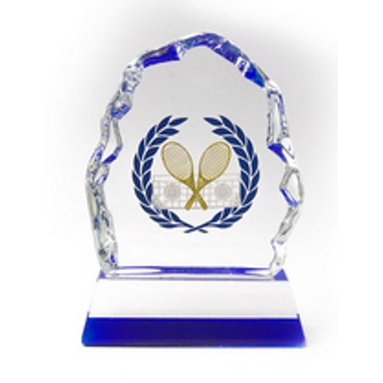 Sklenená trofej VCR9216 | Tenis