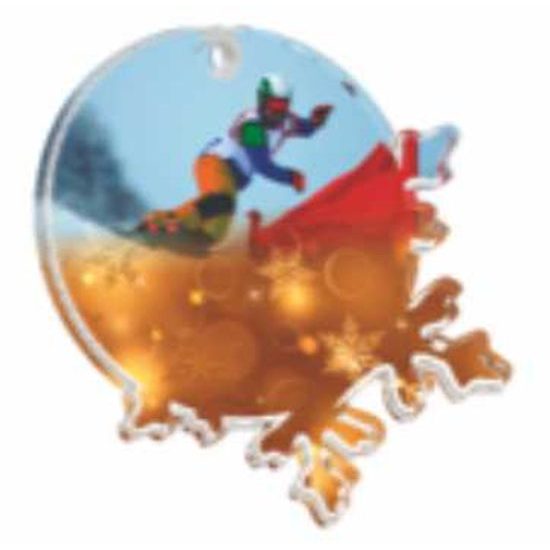 Acrylmedaille MDA0008M06 | Snowboard