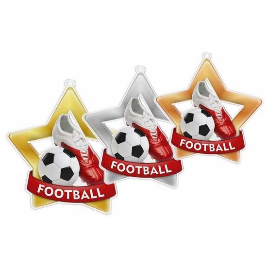 Acrylmedaille MDASTARM01 | Fußball