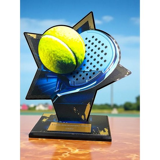 Kovová trofej SAM01M14 | Padel