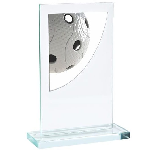 Skleněná trofej CR3061M28 | Florbal