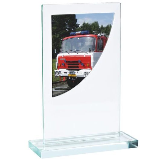 Skleněná trofej CR3061M18 | Hasiči