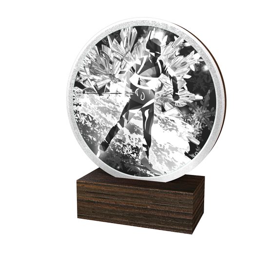 Dřevěná plaketa TFRW767 | Biatlon