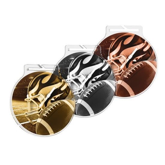 Akrylátová medaile MDAR60M06 | Rugby