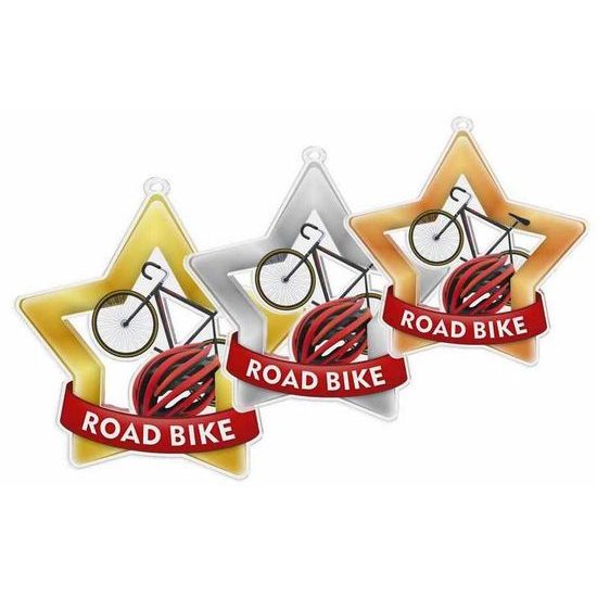 Acrylmedaille MDASTARM28 | Radfahren