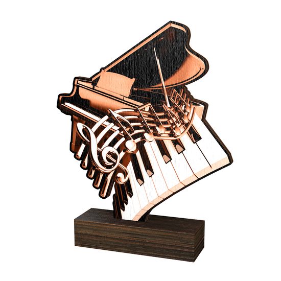 Dřevěná plaketa WF362 | Hudba