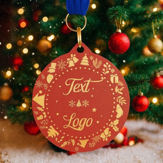 Kovová medaile ekoMDMVAM02 | Vánoce