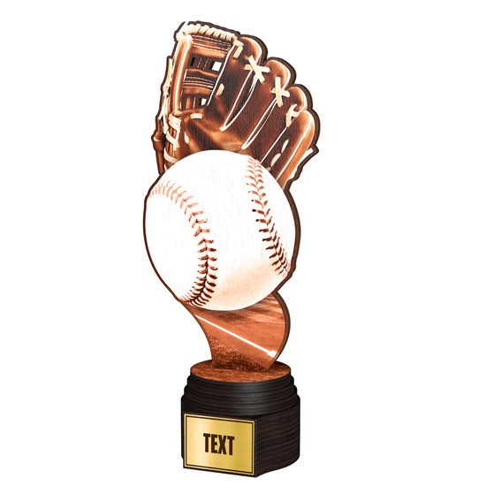 Dřevěná trofej ACTCWR093 | Baseball