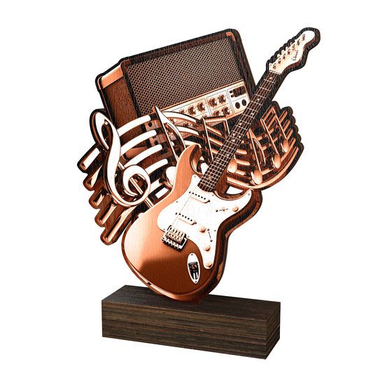 Dřevěná plaketa WF358 | Hudba