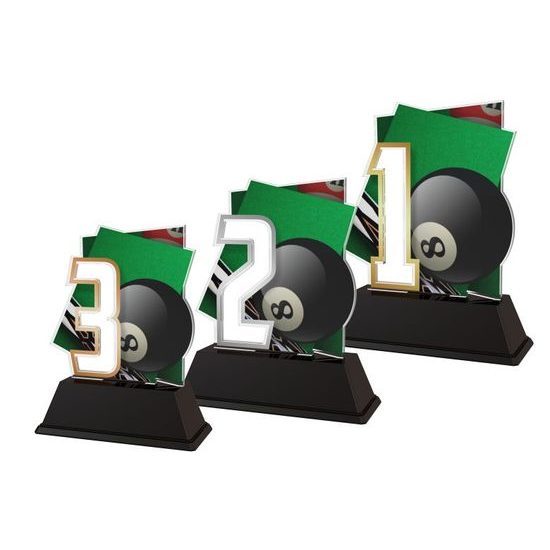 Akrylátová trofej NCUF001M5 | Biliard