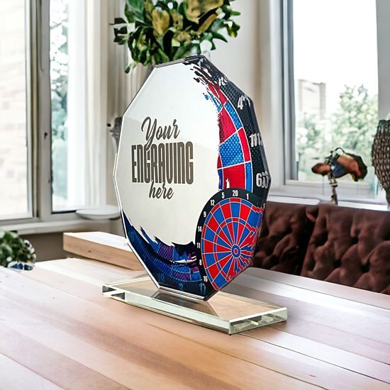 Skleněná trofej CR2024301M08 | Šipky