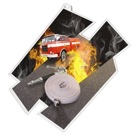 Acrylmedaille MDAZ0011M22 | Feuerwehr