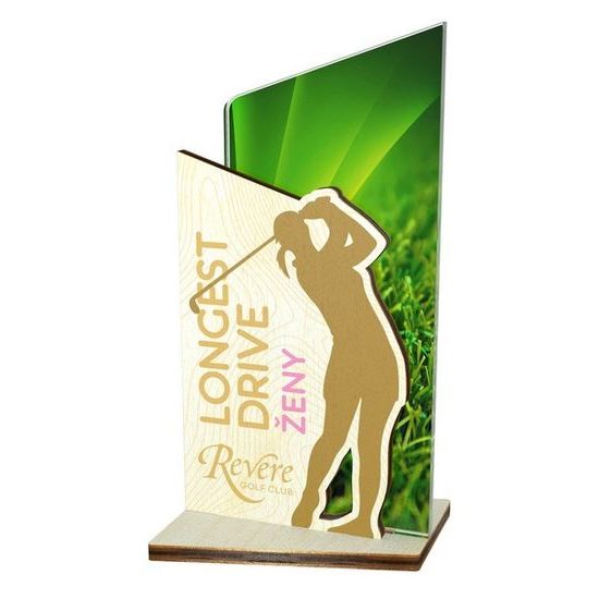 Akrylátová trofej APLA0012M01 | Golf