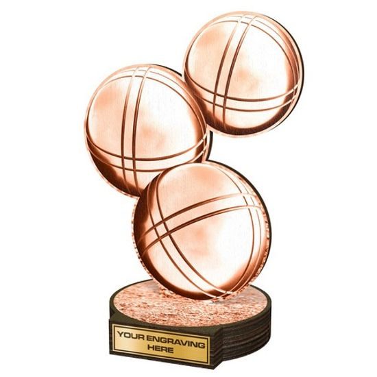 Dřevěná plaketa RWR036 | Petanque