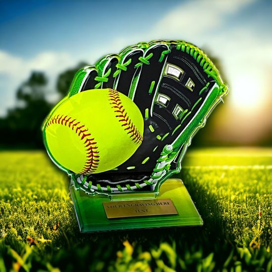 Akrylátová trofej AWF M02 | Softball