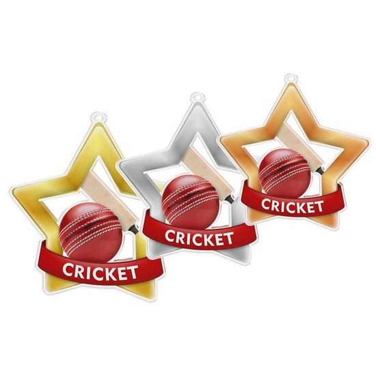Akrylátová medaile MDASTARM08 | Cricket