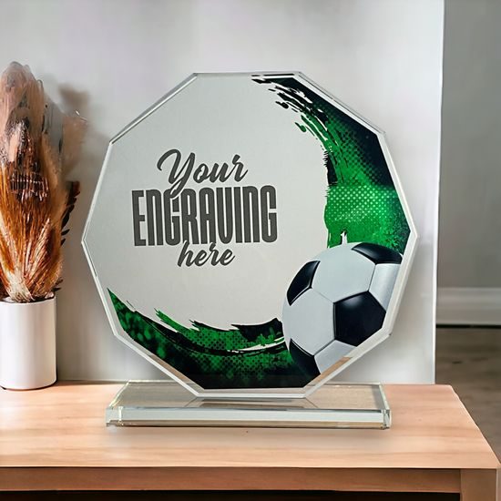 Skleněná trofej CR2024301M10 | Fotbal