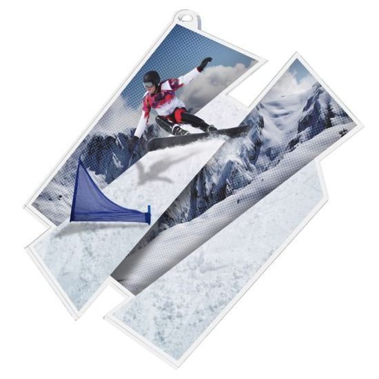 Acrylmedaille MDAZ0011M52 | Snowboard