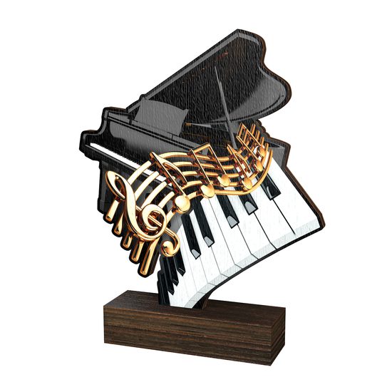 Dřevěná plaketa WF359 | Hudba