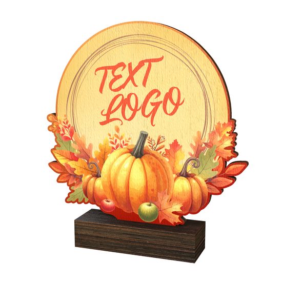 Dřevěná plaketa WF371 | Květinová