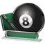 Acryltrophäe ACTS0200M4 | Billard