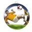 Acrylmedaille MDAF0010M21 | Fußball