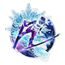 Acrylmedaille MDAS0080M04 | Skispringen