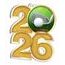 Akrylátová medaile MDA2026M03 | Golf